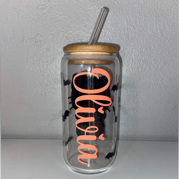 Custom Name Halloween Skeleton Hello Kitty Cup - Picture 7 of 7